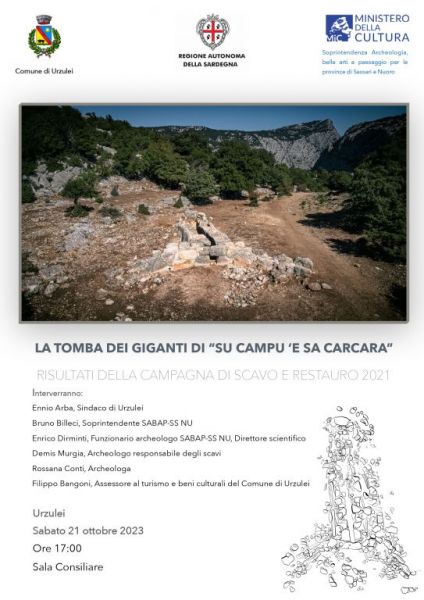 La tomba dei giganti di “Su Campu ‘e sa Carcara” a Urzulei. Risultati della campagna di scavo e restauro 2021