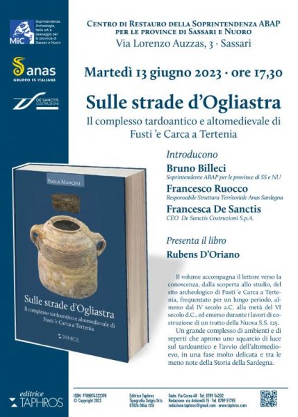 Sulle strade d’Ogliastra. Il complesso tardoantico e altomedievale di Fusti’e Carca a Tertenia